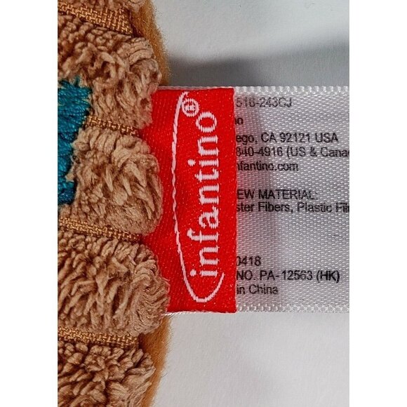 Infantino Go GaGa Kangaroo Cuddly Teether Baby Security Blanket Lovey 10" - Picture 2 of 3